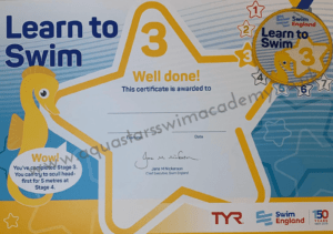 C: 'Stage 3' Certificate & Badge