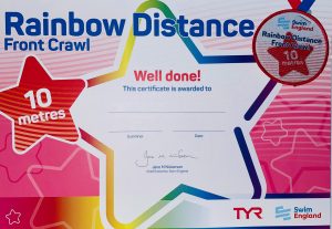 B: '10m' Frontcrawl Technique